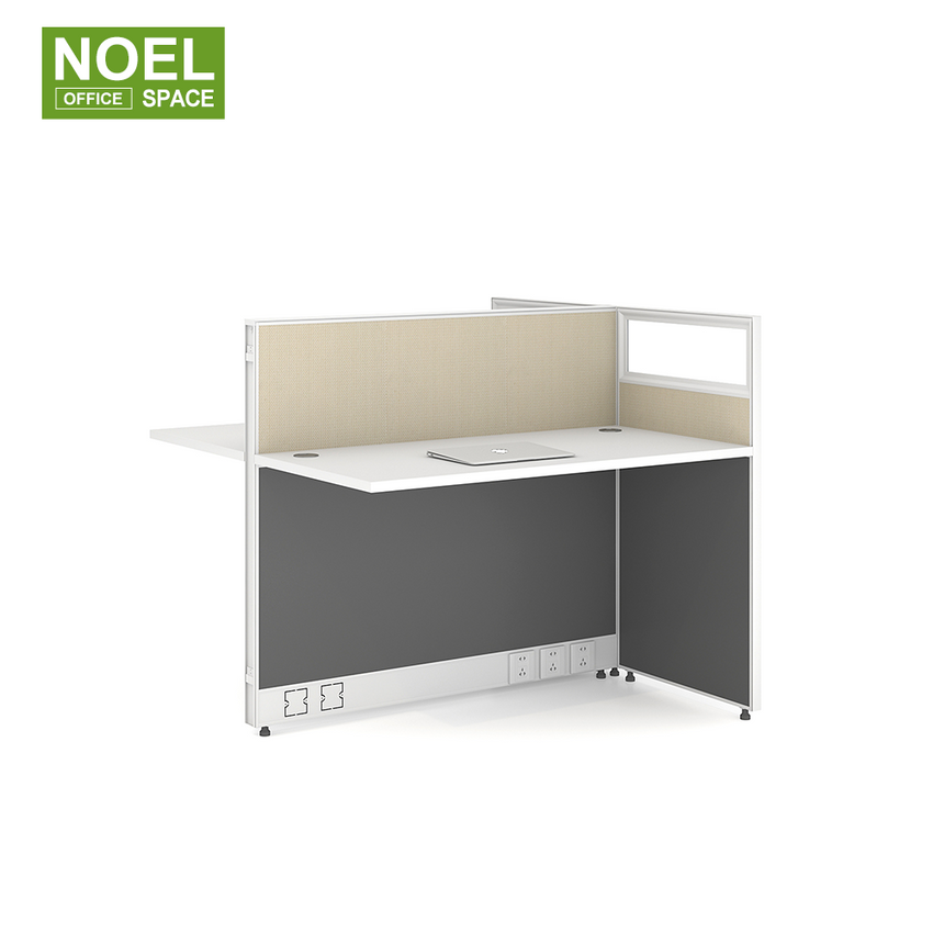 V-WB1212B,simple design 2 staff extension  workstation