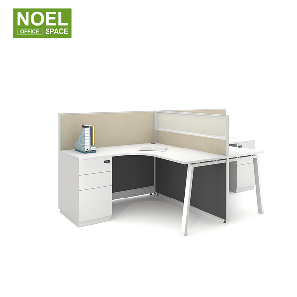 V-WE2828A,Multi-person customizable 4 staff workstation