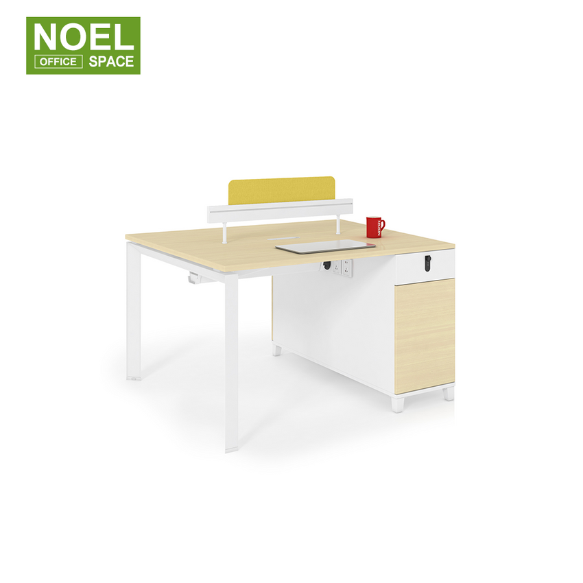 T-WH1212A,Multiple color options 2 staff workstation