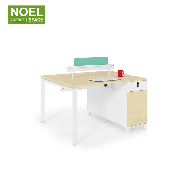 T-WH1212A,Multiple color options 2 staff workstation