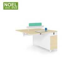 T-WH1212B,Multiple color options 2 staff extension workstation