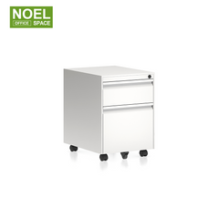 P-CH0404,modern design 2 drawer steel mobile pedestal