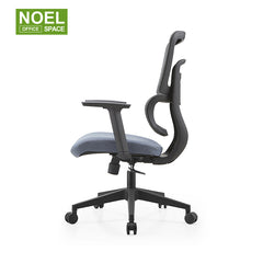 Gary-M(Black frame),Simplicity and practicality mid back ergomonic mesh office chair