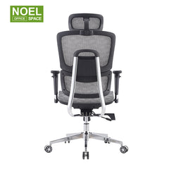 Karin-H，High back ergomonic mesh office chair with 3D headrest