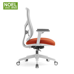 Moda-MG，New design orange color ergonomic mesh office chair
