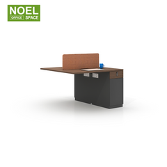 T2-DL1212B,simple design customizable 2 staff workstation