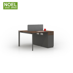 T2-DL1212A,simple design customizable 2 staff workstation