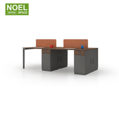 T2-DL2412，T2 series simple design 4 staff workstation