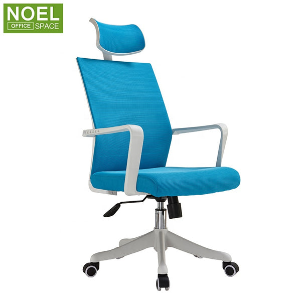 Leslie-H, Ergonomic high back mesh swivel modern office chair