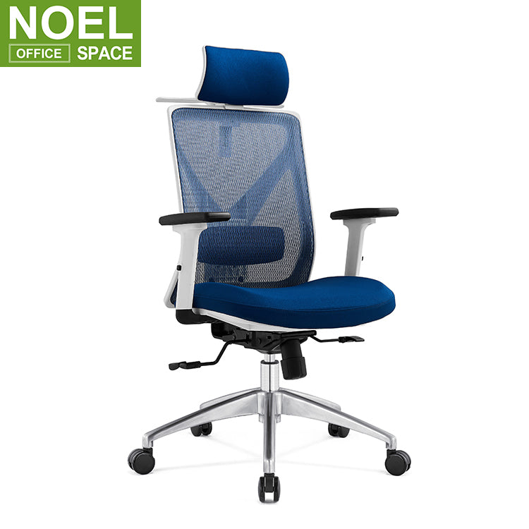 Mike-H (White nylon), Super Cheap Gamer Chair Office Furniture Chairs Office Chair